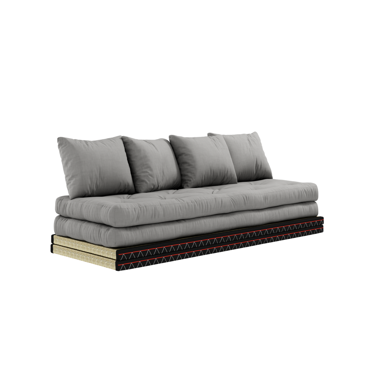 CHICO GRIS W. 2 TATAMI 80 X 200 W. 2 ENSEMBLE DE MATELAS CHICO GRIS