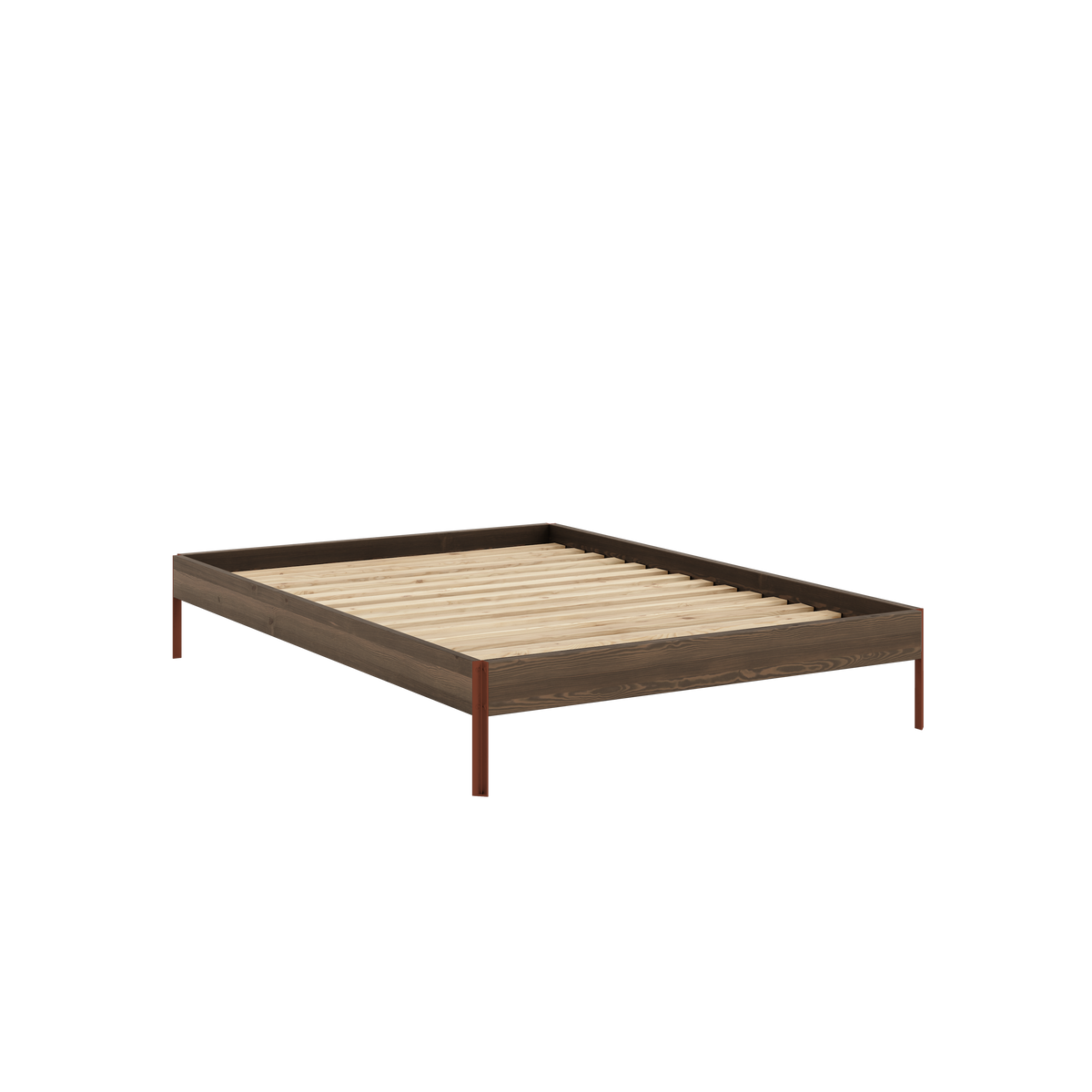 CORE BED CAROB BROWN TERRA RED 140X200