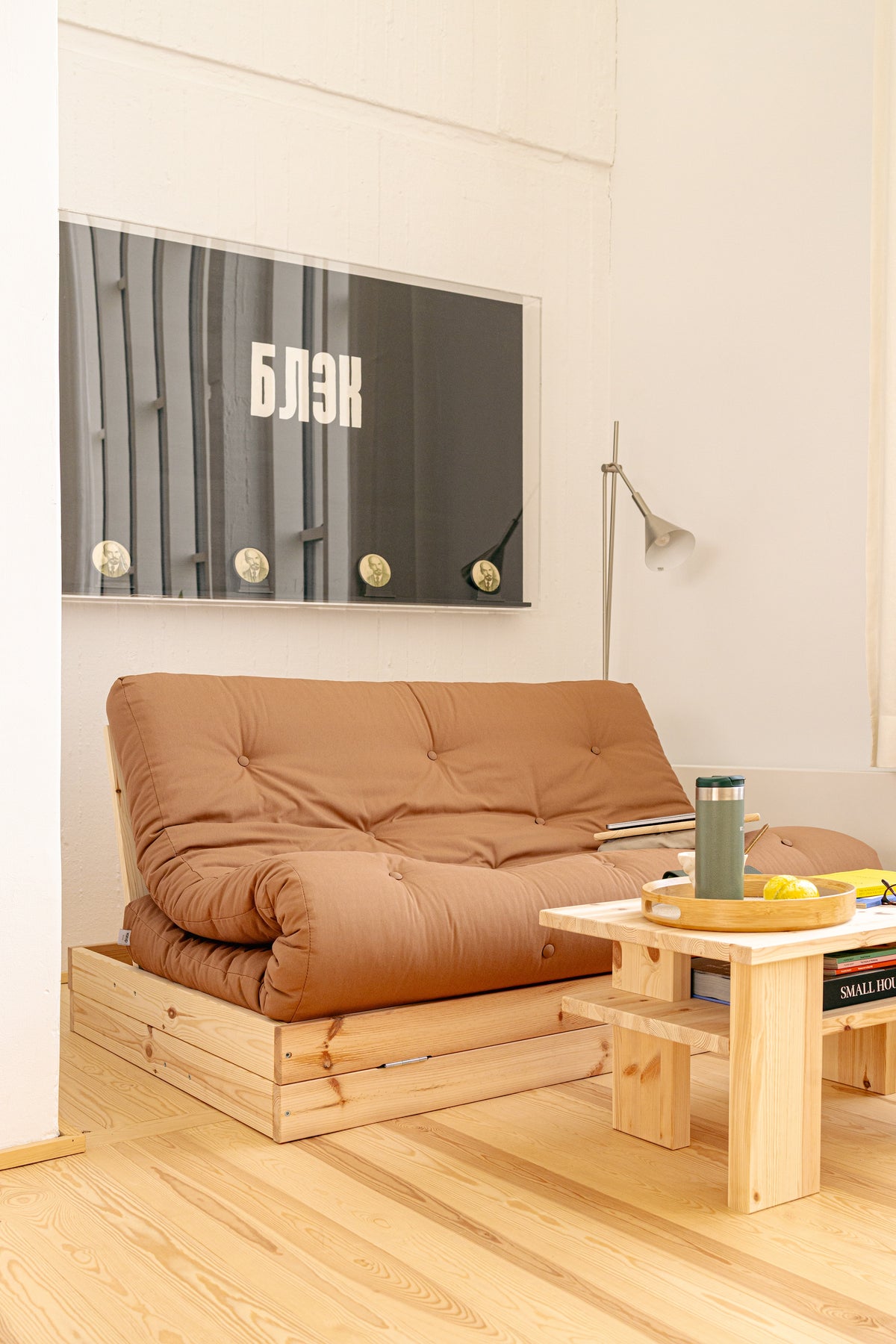 FLIP RAW 140 X 200 W. MATTRESS DARK GREY