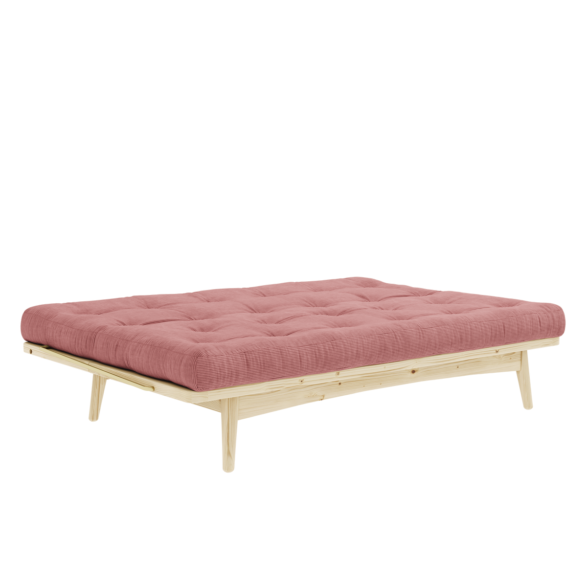 FOLK CLEAR LACQUERED W. 5-LAYER MIXED MATTRESS SORBET PINK