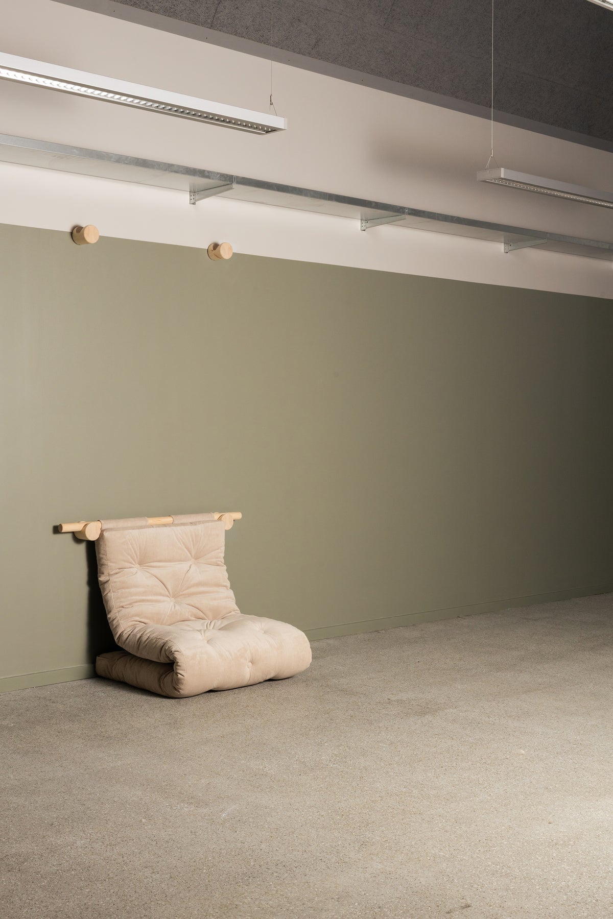 HOOKED RAW 75 x 200 W. BRAVO MATTRESS MOCCA