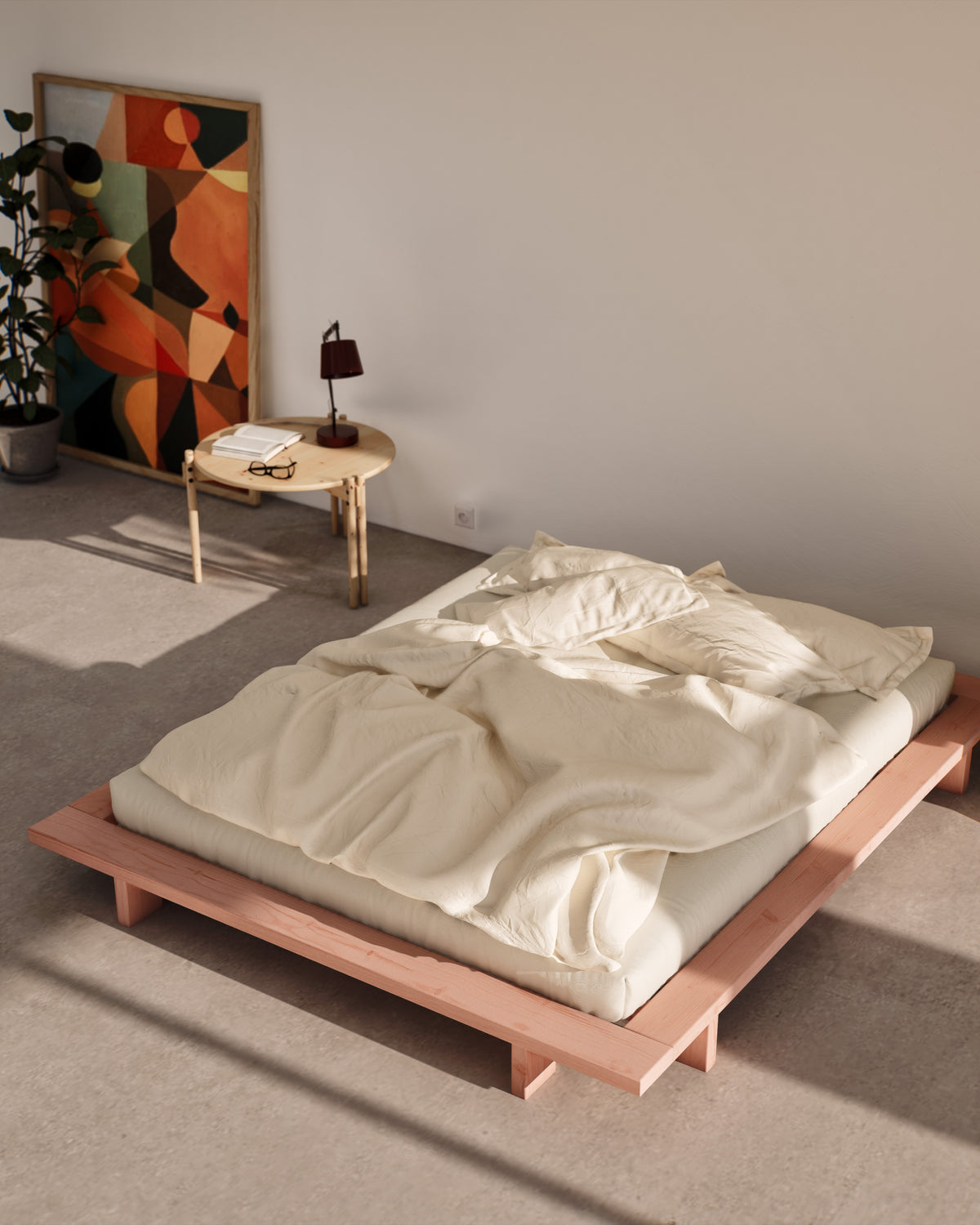 JAPAN BED PINK SKY 180 X 200