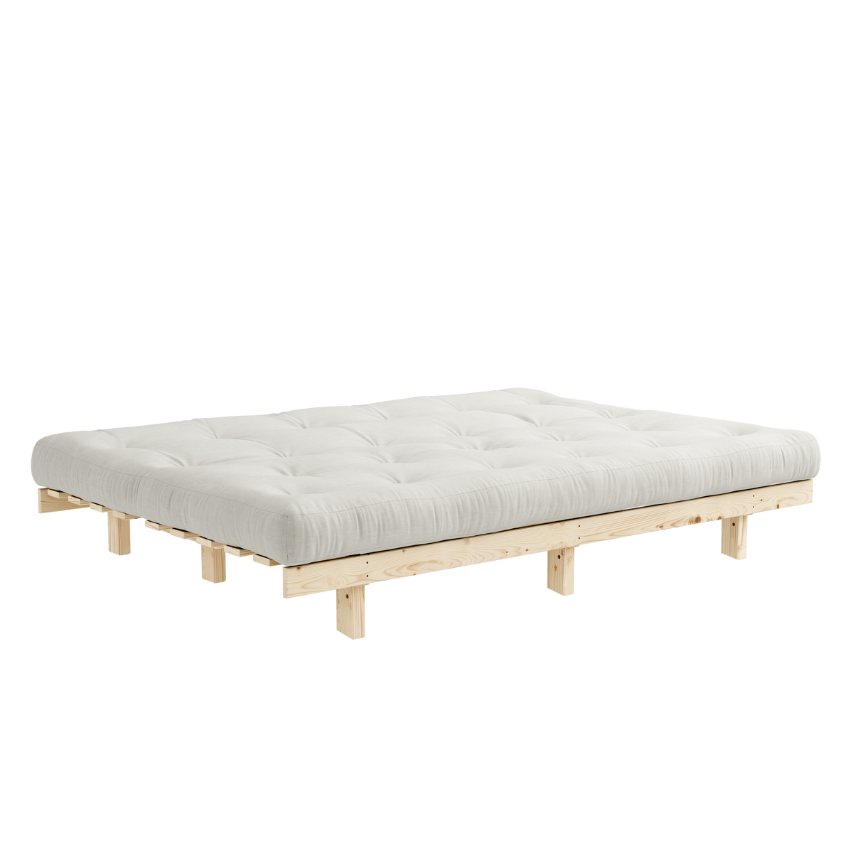 LEAN RAW 130 X 200 W. ALPHA MATTRESS NATURAL
