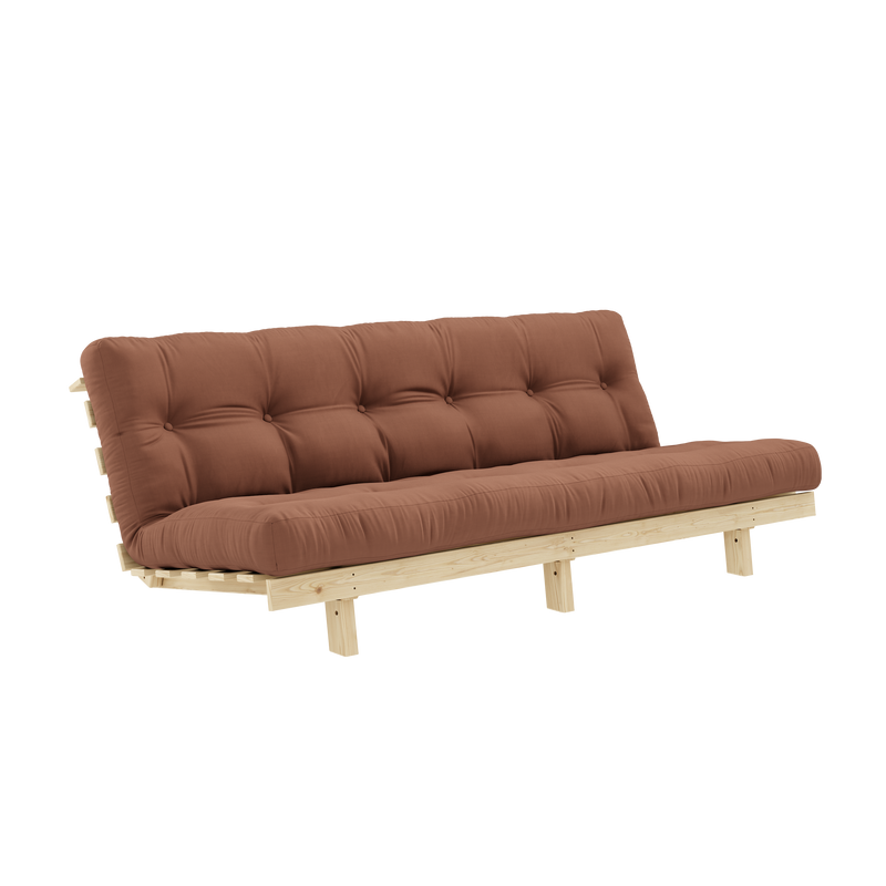 LEAN RAW 130 X 200 W. ALPHA MATTRESS CLAY BROWN