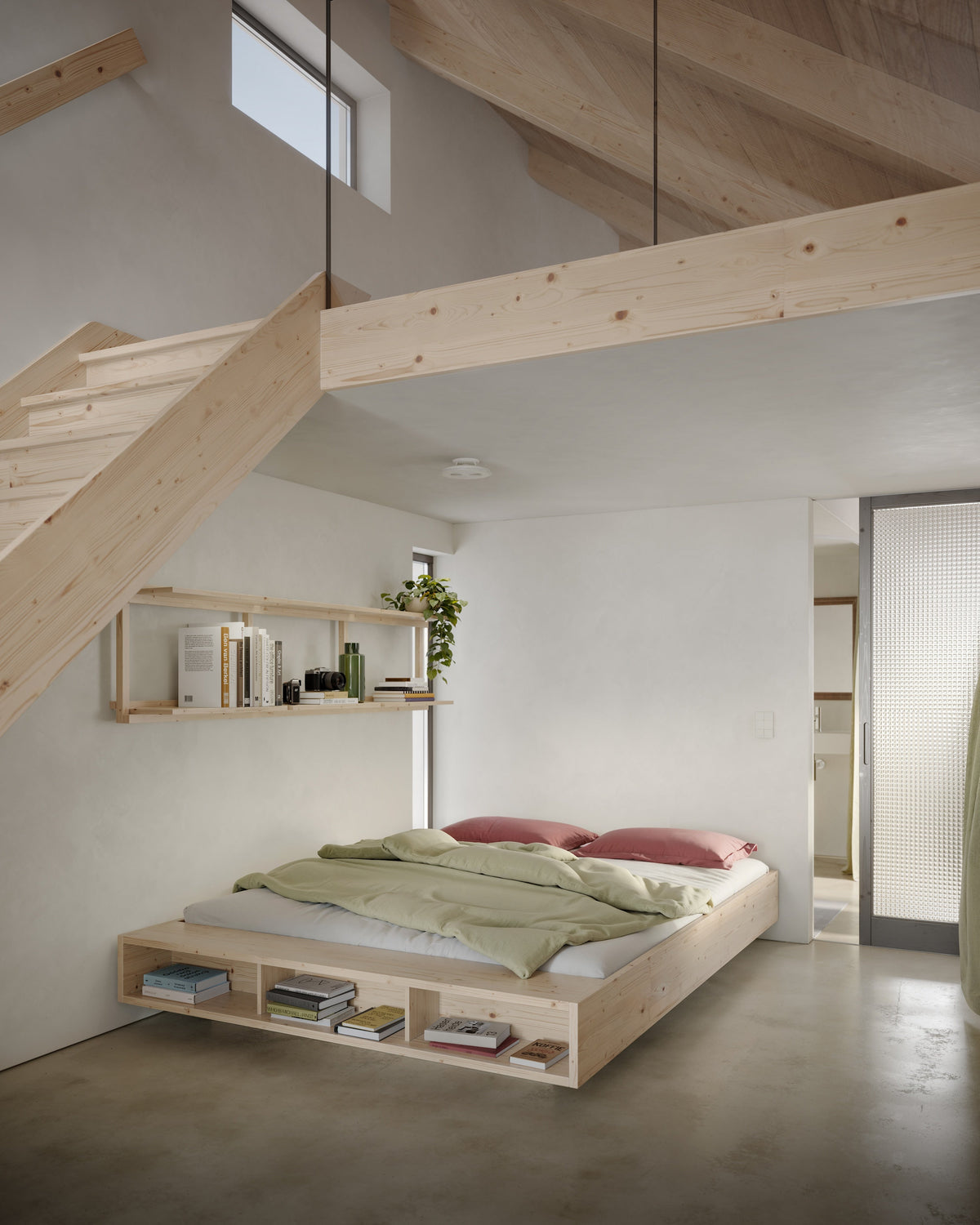 MERGE BED RAW KING SIZE