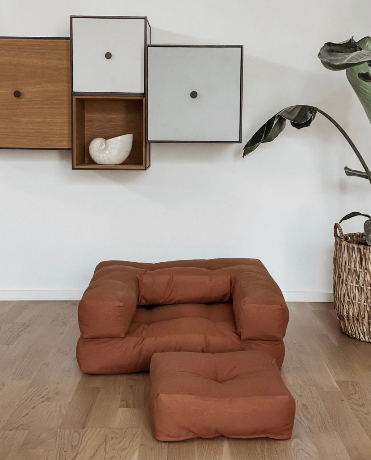 MINI CUBE CLAY BROWN