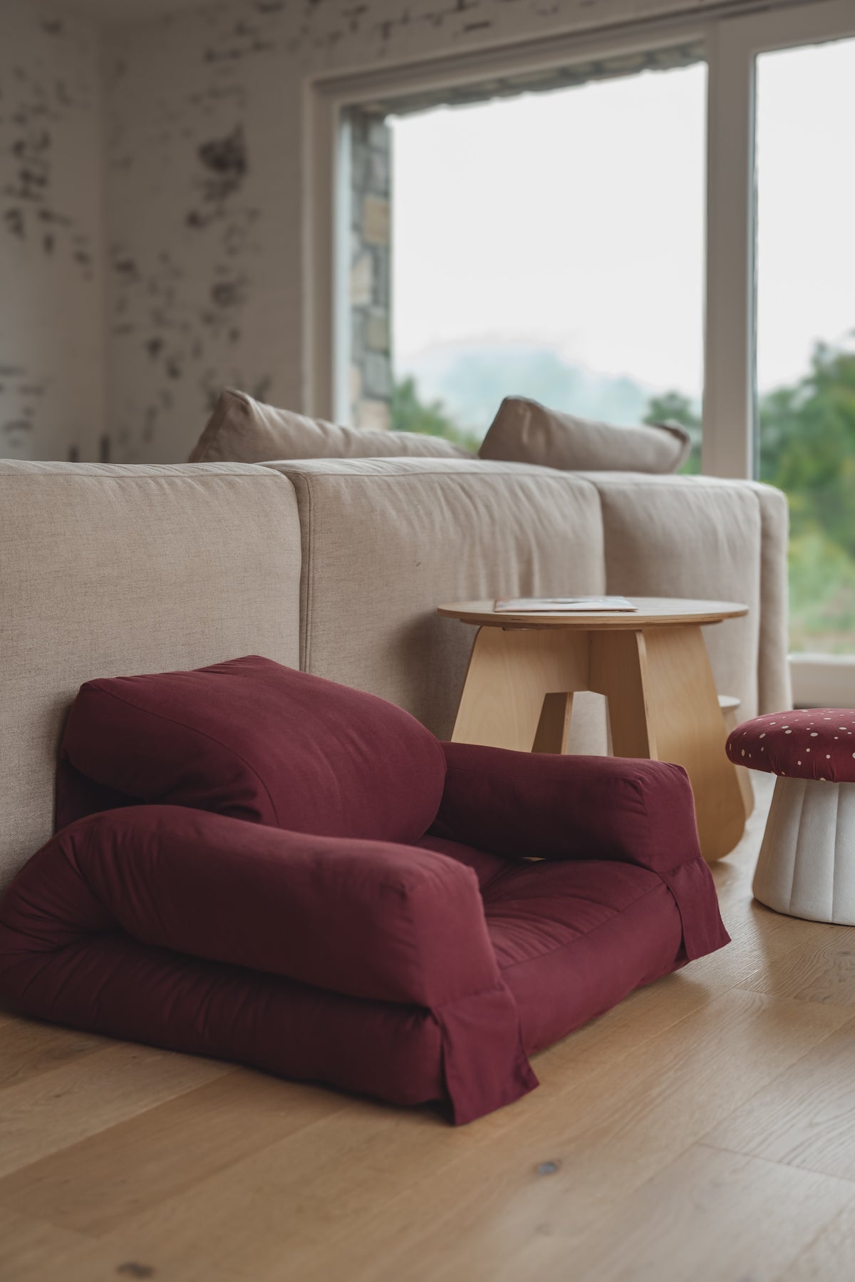 MINI HIPPO CHAIR MARRON