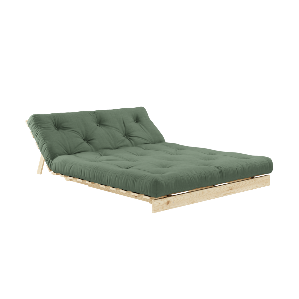 ROOTS RAW 140 X 200 W. ROOTS MATTRESS OLIVE GREEN
