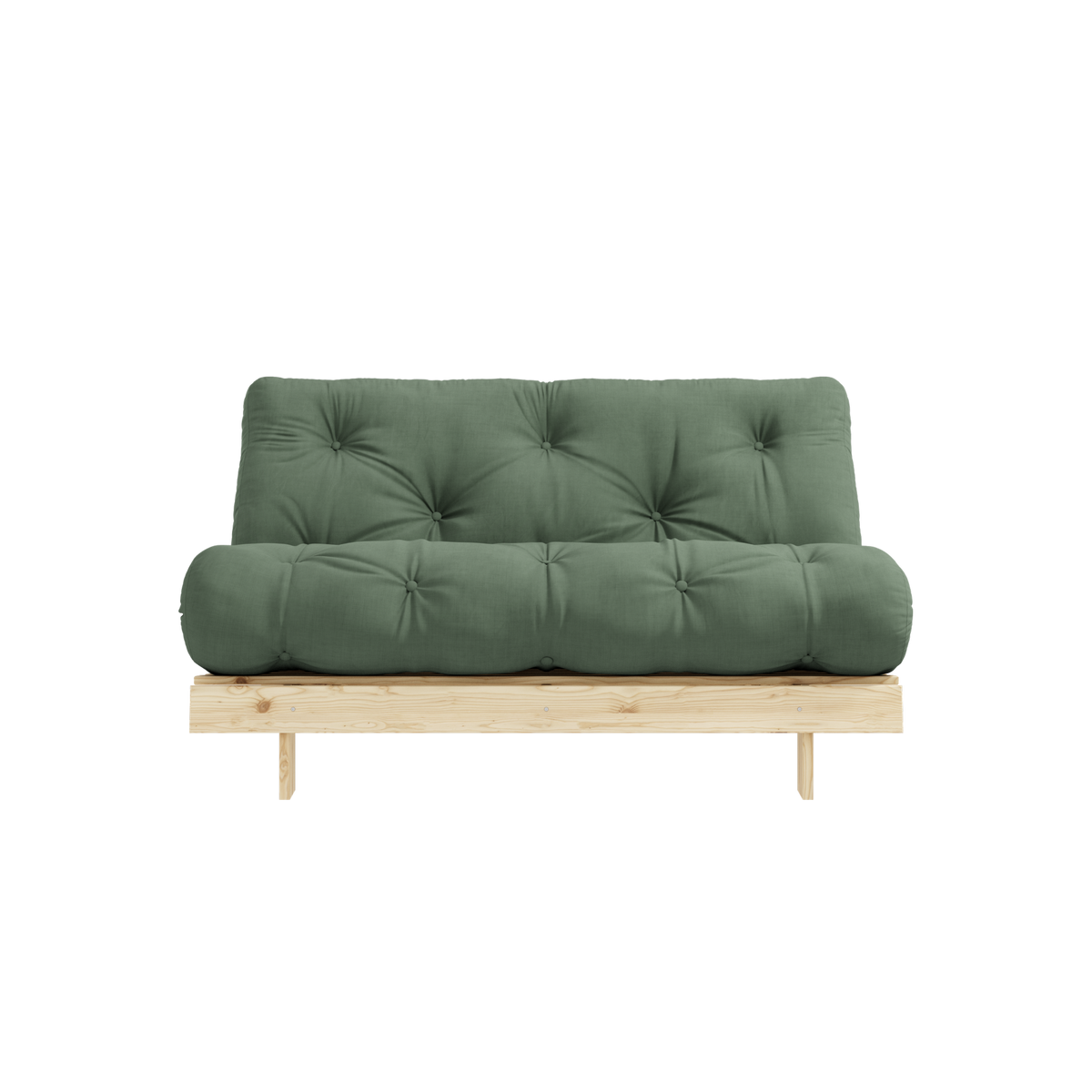 ROOTS RAW 140 X 200 W. ROOTS MATTRESS OLIVE GREEN