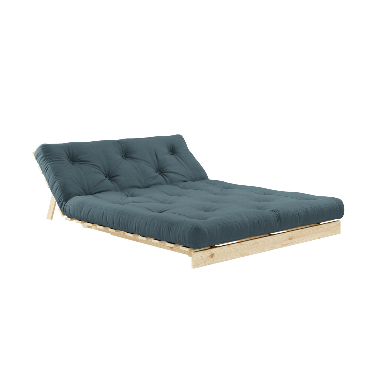 ROOTS RAW 140 X 200 W. ROOTS MATTRESS PETROL BLUE