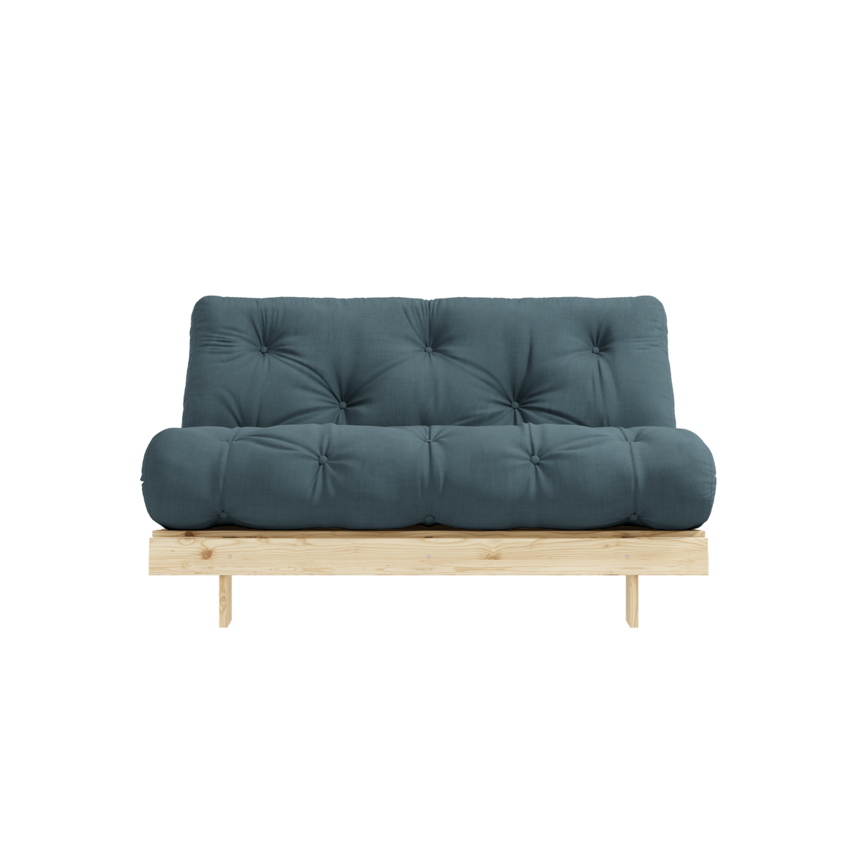 ROOTS RAW 140 X 200 W. ROOTS MATTRESS PETROL BLUE