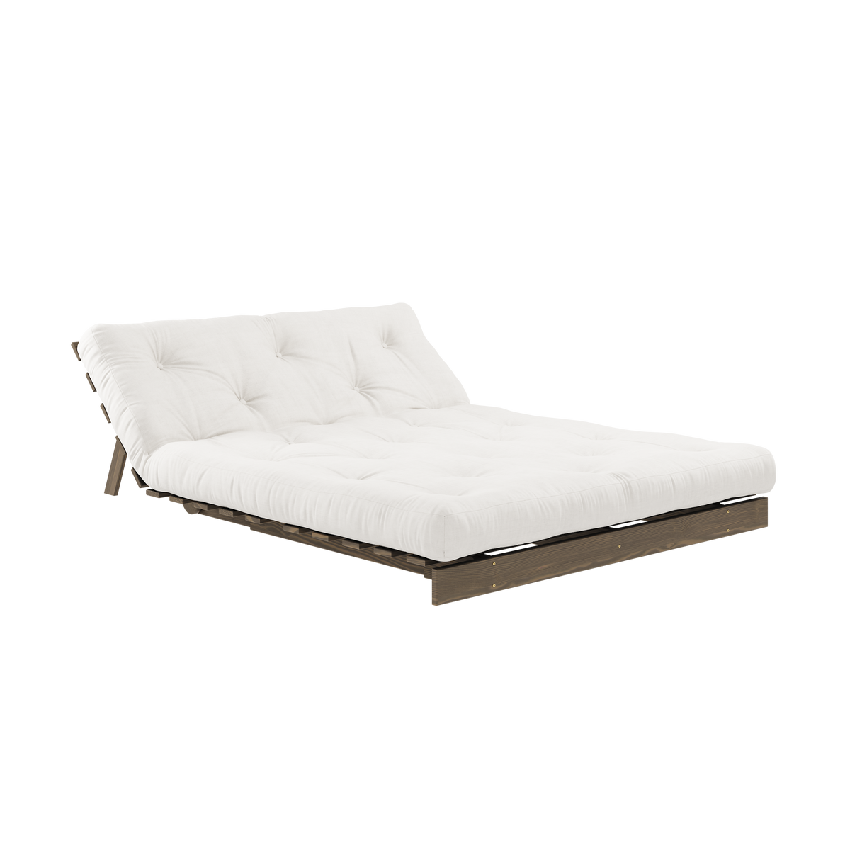 ROOTS CAROB BROWN 140 X 200 W. ROOTS MATTRESS NATURAL