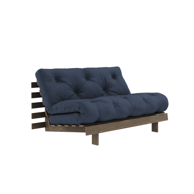 ROOTS CAROB BROWN 140 X 200 W. ROOTS MATTRESS NAVY