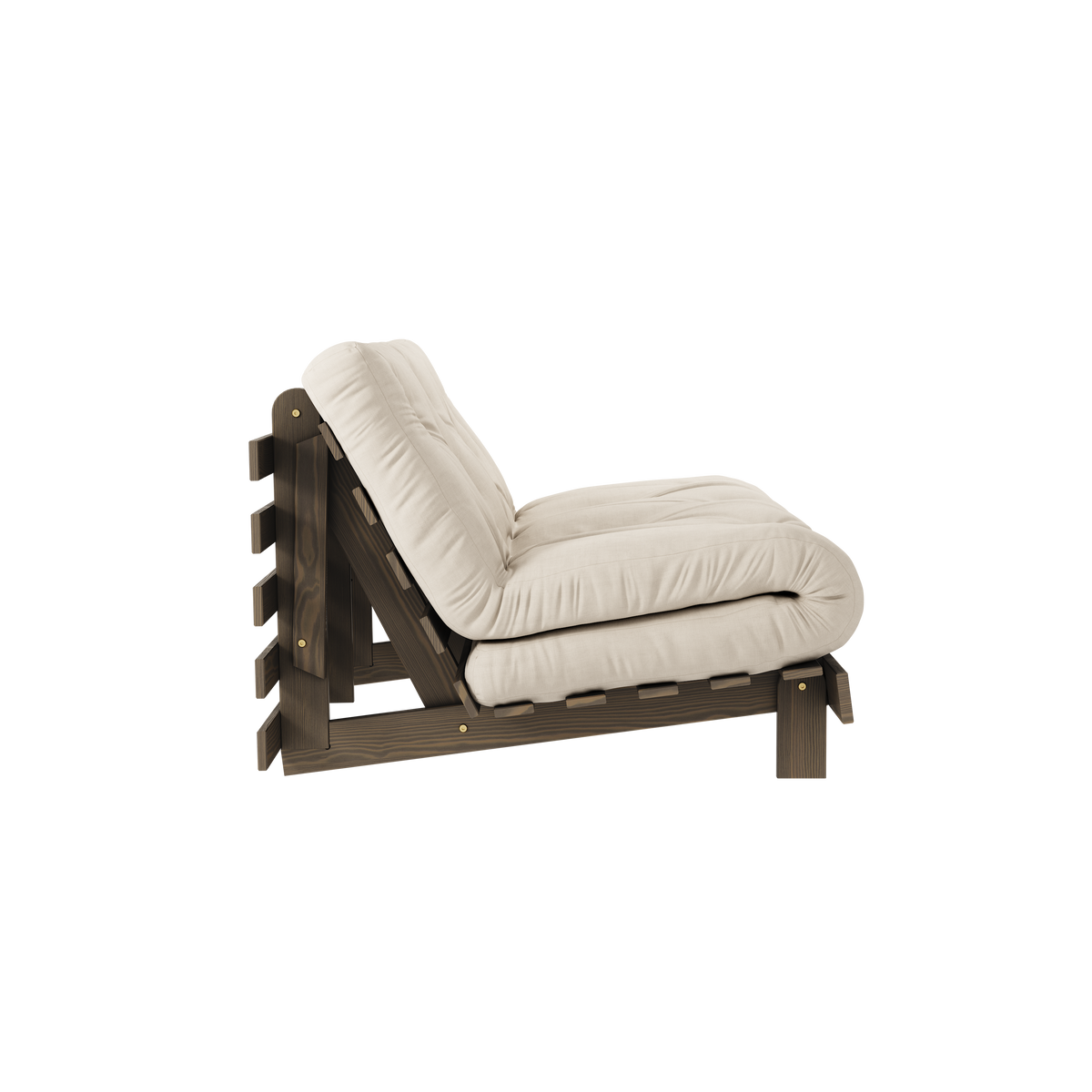 ROOTS CAROB BROWN 140 X 200 W. ROOTS MATTRESS BEIGE