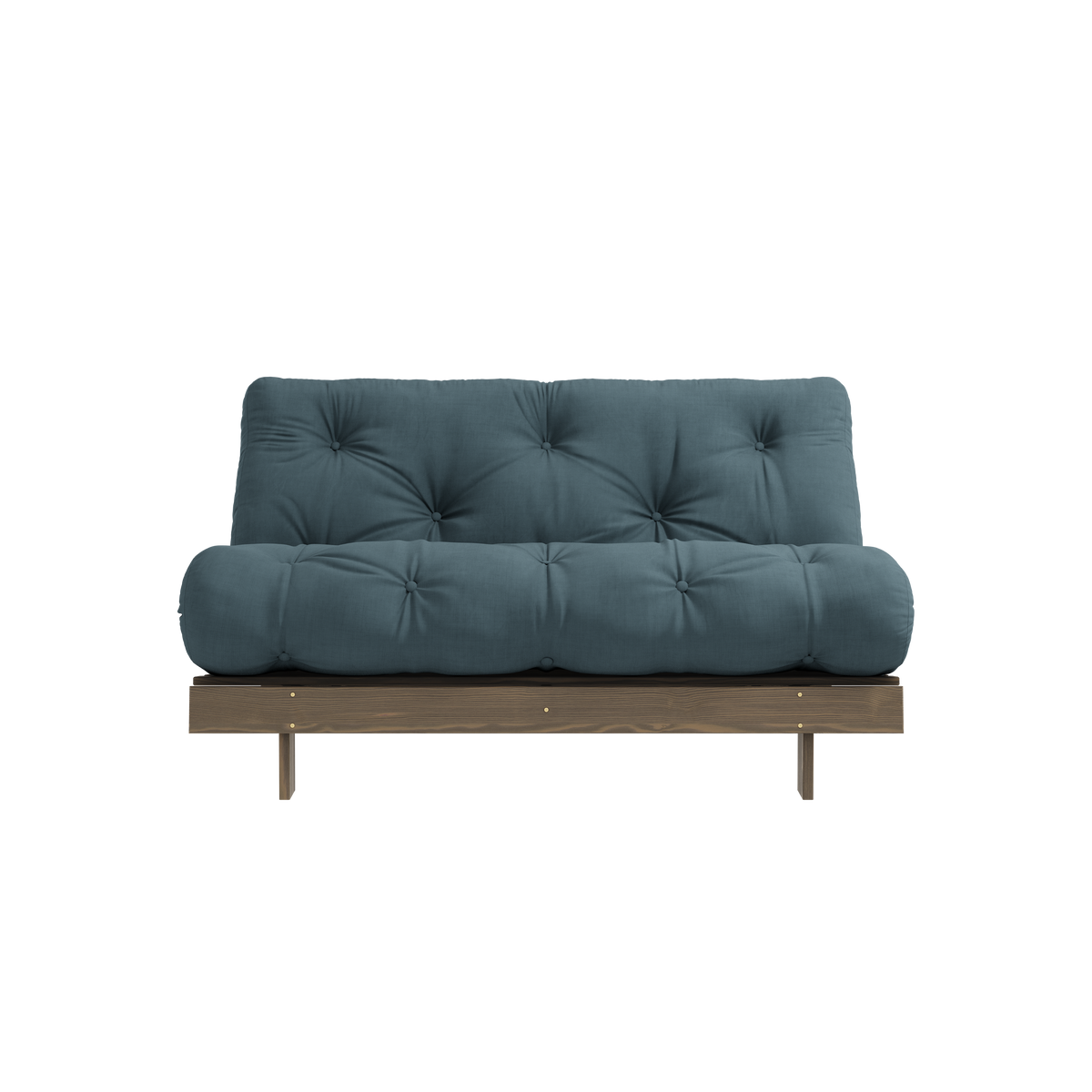 ROOTS CAROB BROWN 140 X 200 W. ROOTS MATTRESS PETROL BLUE