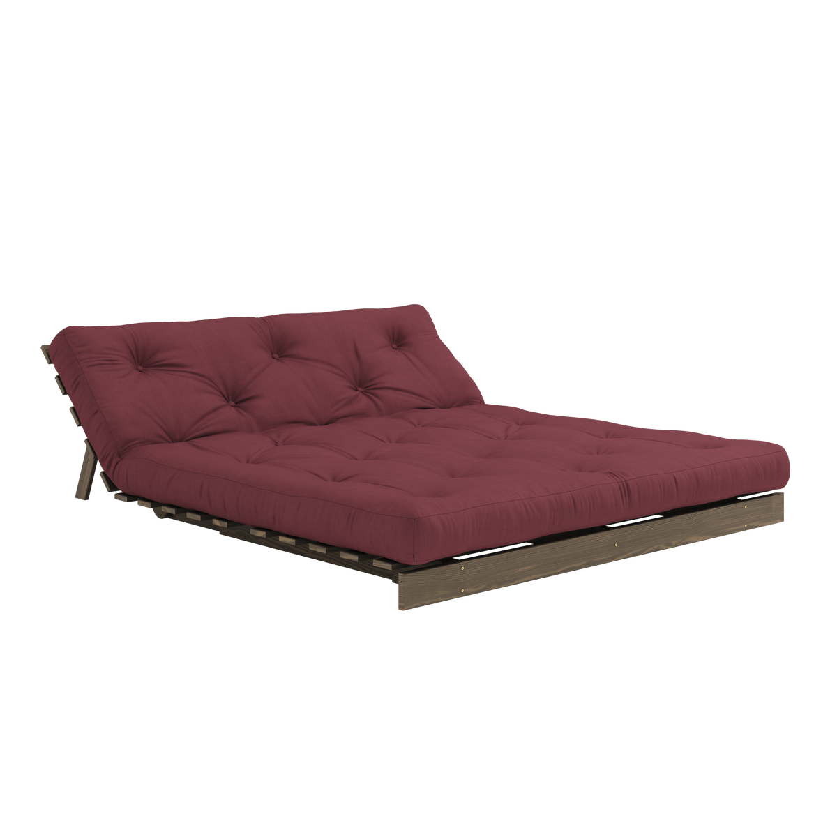 ROOTS CAROB BROWN 160 X 200 W. ROOTS MATTRESS BORDEAUX