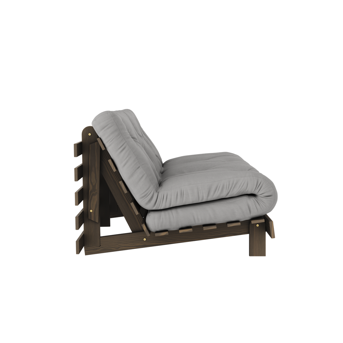ROOTS CAROB BROWN 160 X 200 W. ROOTS MATTRESS GREY