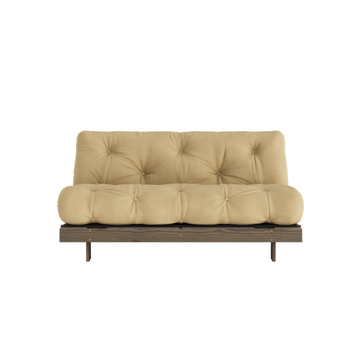 ROOTS CAROB BROWN 160 X 200 W. ROOTS MATTRESS WHEAT BEIGE