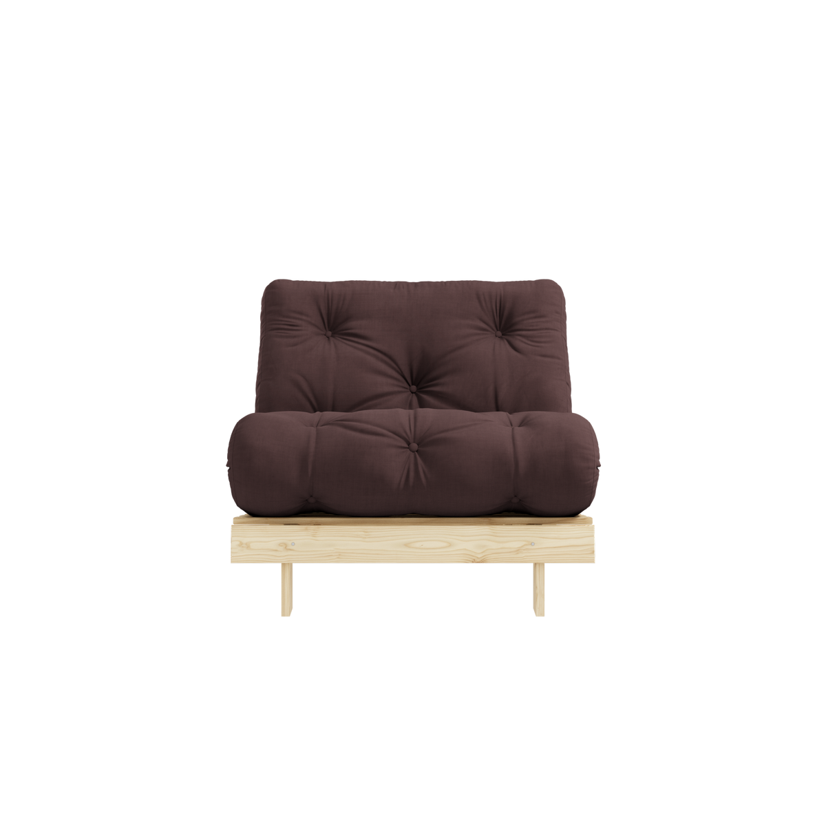 ROOTS RAW 90 X 200 W. ROOTS MATTRESS BROWN