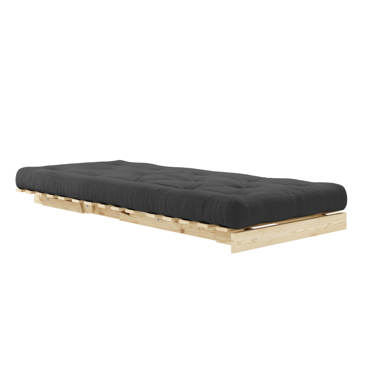 ROOTS RAW 90 X 200 W. ROOTS MATTRESS DARK GREY