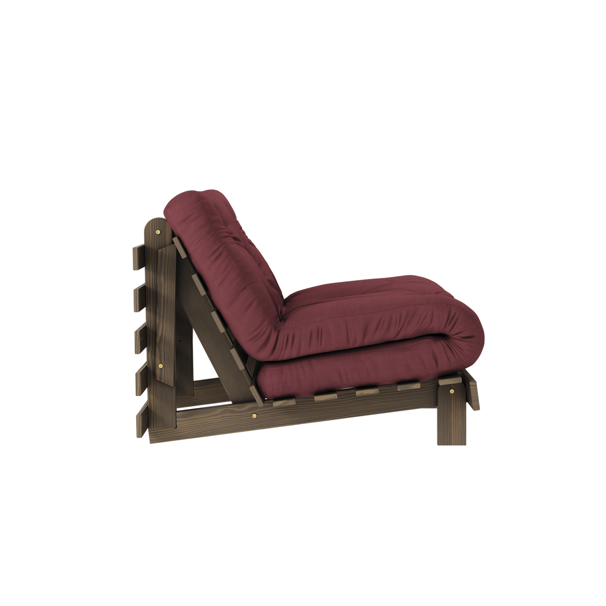 ROOTS CAROB BROWN 90 X 200 W. ROOTS MATTRESS BORDEAUX