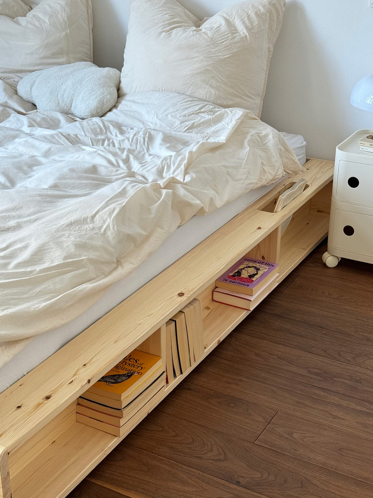 ZIGGY BED CLEAR LACQUERED KING SIZE